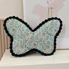 Modern Butterfly Decorative Pillow With Cotton Linen Cover For Bedroom And Sofa Comfort