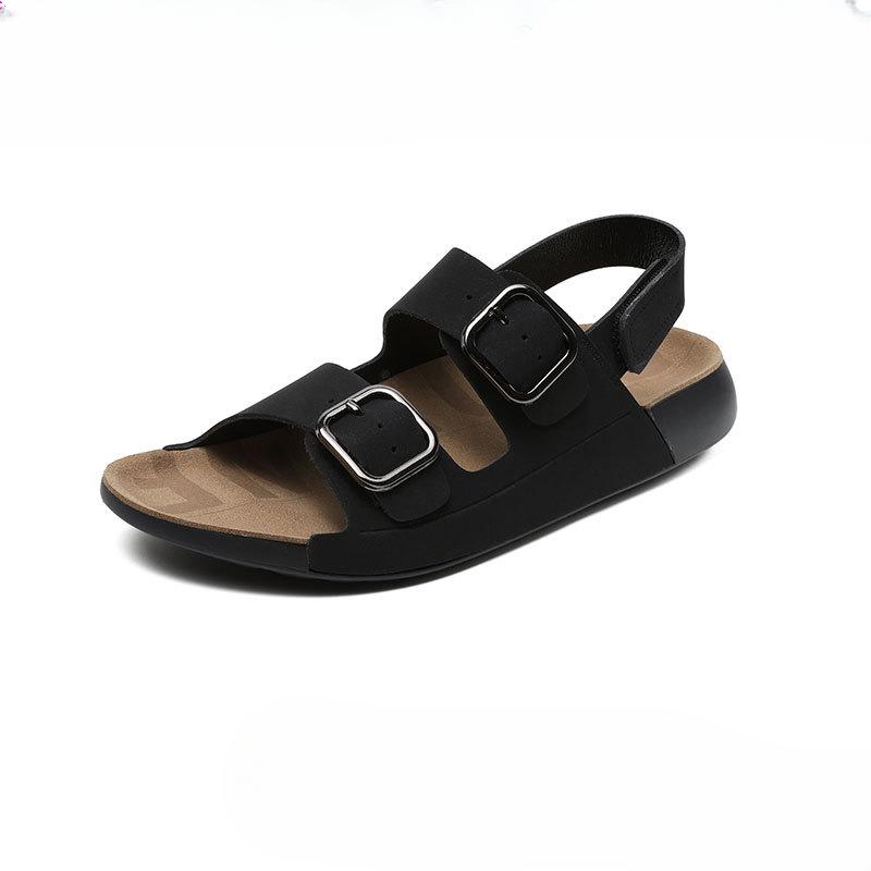 Thick-soled Sandals Beach Shoes One-shoulder Shoes Versatile Slippers