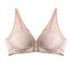 Silk bra without steel rim Thin ultra-thin small chest flat chest French sexy triangle cup mulberry silk underwear women