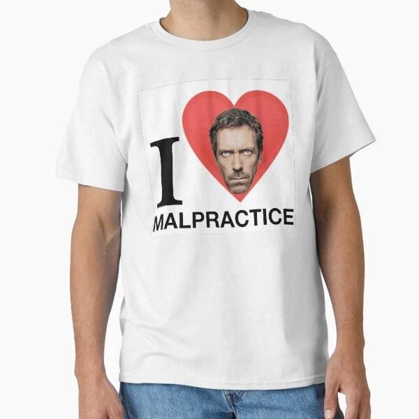 House Md Malpractice Enthusiast Merch Classic T Made In Usaaus Tshirt S2xl S