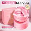 80 pièces BIOAQUA Masque pour les Yeux au Collagène et à la Nicotinamide Anti-Cernes Blanchissant Anti-Rides Hydratant Anti-Âge Patchs pour les Yeux