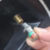 1-8PCS Car Tire Pressure Indicator Tire Pressure Gauge Indicator Alert Monitoring Valve Cap Sensor Auto External Valve Detection