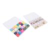 48 Grids Letter Beads Friendship Bracelet Set 24 Colors Clay Beads Jewelry Making Beads Set for 6‑12