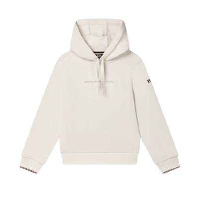 Lifestyle White Casual Versatile Knitted Hoodie Women Hoodies F61W443201F-IV