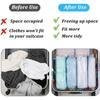 Compression Bags for Travel Space Saver Vacuum Storage Bags No Pump Needed for Clothes Luggage Home Organizer Cruise Camping Accessories