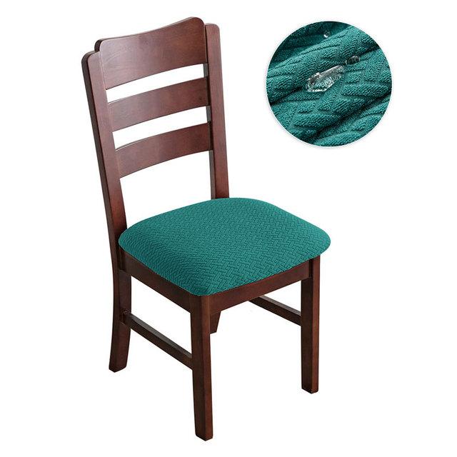 

Water Resist Plaid Fabric Seat Case Stretch Seat Cvoers For Kitchen Cheap Machine Washable Chair Seat Covers For Hotel Home Use Dining Room 1 Piece