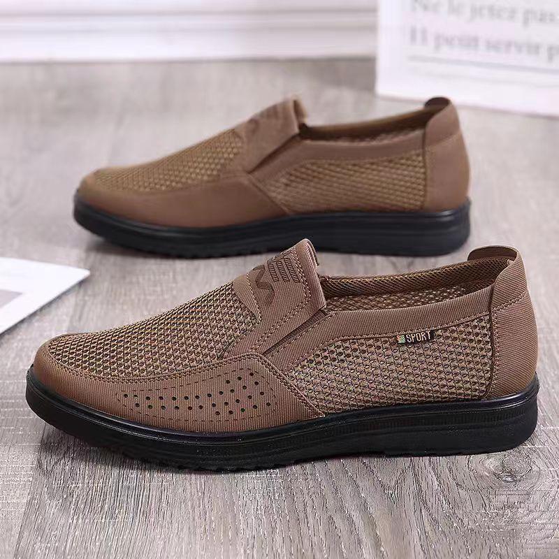 Men's Summer Casual Mesh Shoes: Large Size, Breathable Cloth, New Style