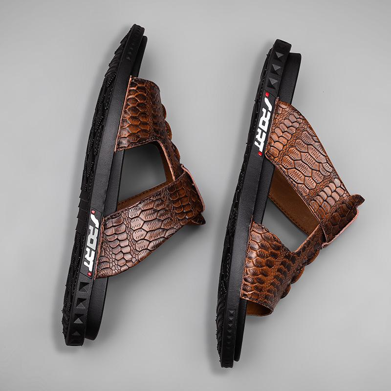 Summer New Men's Cool Men's Beach Shoes Men's Breathable Men's Flip-flops Casual Cool Slippers Trendy Men's Shoes