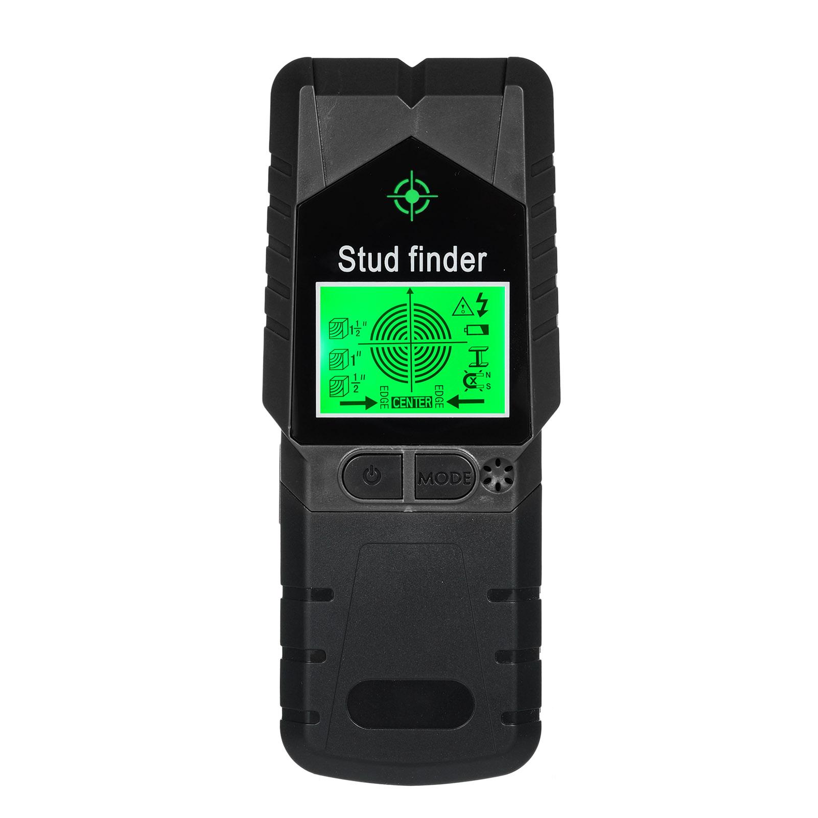 

Настенный сканер для поиска гвоздей 6 в 1, детектор гвоздей с магнитом, функция физического поиска гвоздей, настенный чёрный