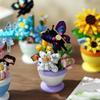 Flower Pot Building Blocks Flowers Insect Series Diamond Bricks Kids Toys Bee Butterfly Dragonfly Garden Toys Decorations