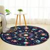 S Colorful Constellations Round Rug Nonslip Area Rug Office Chair Mat Carpet For Living Room Bedroom Home Decor