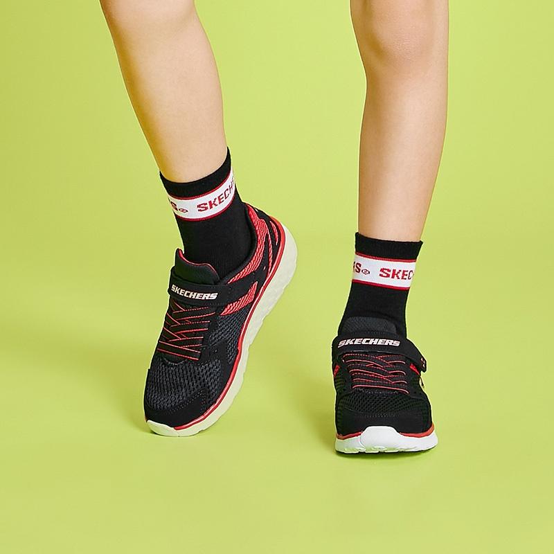 Skechers Go Run 400 Proxo Low-Top Sneakers K Black/Red Kids' 97680L-BKRD
