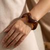 3Pcs/Set Irregular Wavy Cuff Bangle Set Geometric Twist Stackable Bracelet  Trendy Jewelry