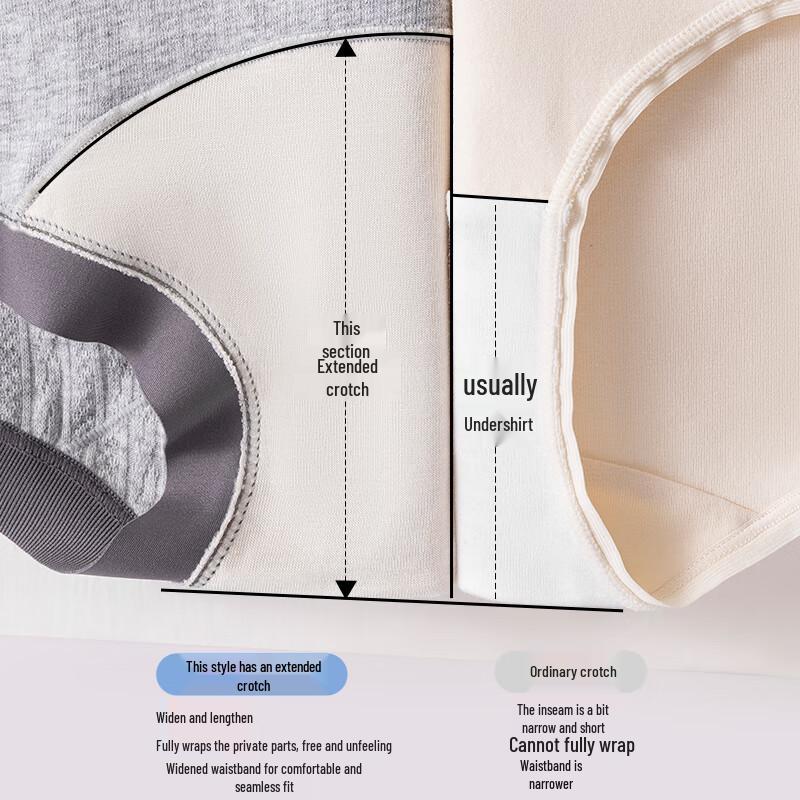 GUJIN Women's Class A Cotton Boxer Briefs with Mulberry Silk Crotch (4-Pack)