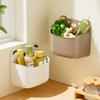 Creative Cartoon Bear Storage Basket for Kitchen and Bathroom, No Drilling Needed