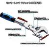 HYCDIYTS Ratcheting Monkey Swivel 180 Degree Magic Adjustable Fits Up To 45mm Jaw Universal DIY Tool Wrench, Head, Rotation, Multi-Function Wrench,