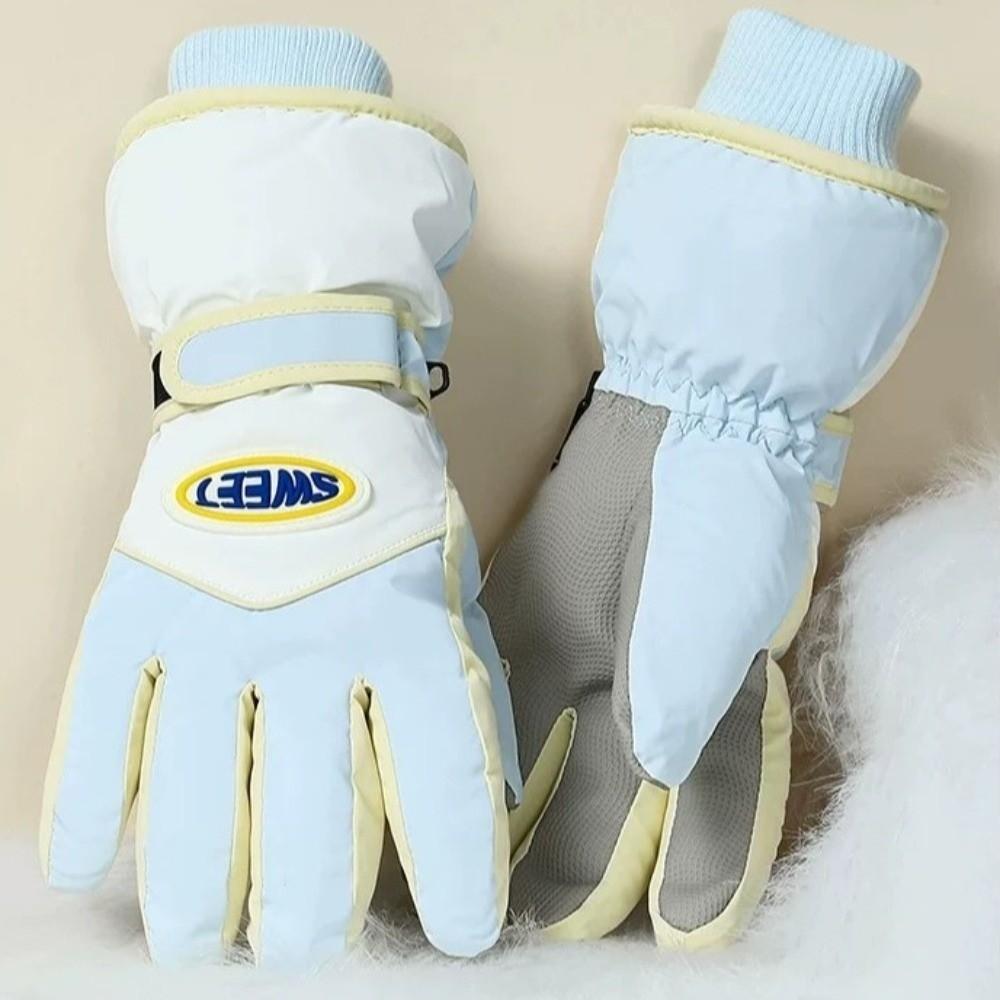 Keep Warm Snowboard Gloves  Cycling Mittens Fashion Full Finger Mittens  Outdooor
