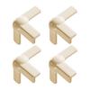 4Pcs Furniture Corner Protector Anti-collision Baby Proof Self-adhesive Table Desk Right Angle Sharp Edges Corner Guard Bumper Protective Cover