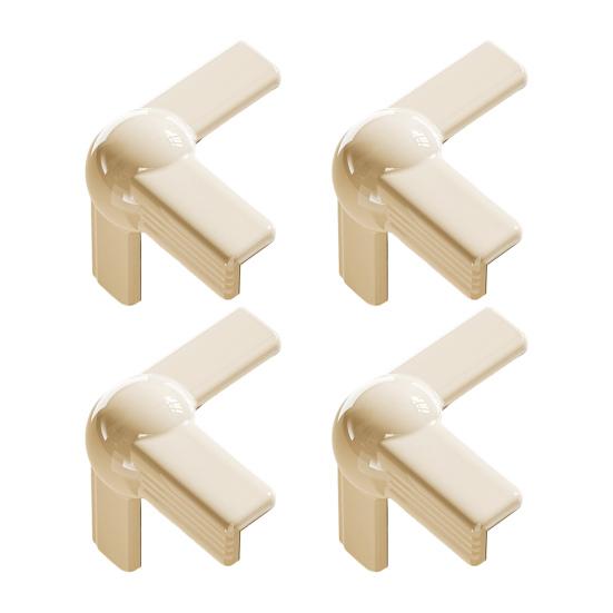 4Pcs Furniture Corner Protector Anti-collision Baby Proof Self-adhesive Table Desk Right Angle Sharp Edges Corner Guard Bumper Protective Cover