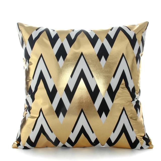 Black Bronzing Gold Foil Pillowcase Super Soft Velvet Cushion Decorative Pillow Home Decor Sofa Throw Pillows Christmas Gift 17