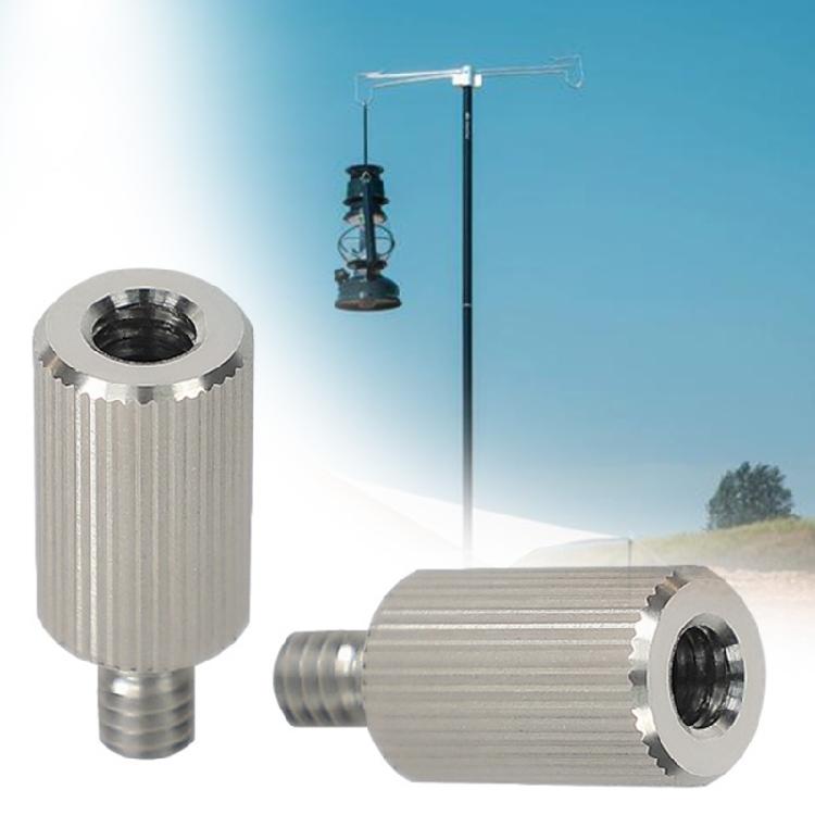 Stainless Steels  Lamp Stand Converter Replacement Adapter Outdoor Camping  Light Bracket Adapter Enduring