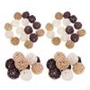Wicker Rattan Balls Wedding Party Decorative Crafts 3/5cm