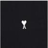 Ami Crop Women S T ShirT Small hearT Logo fTS347 724 045