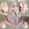 Heart Silicone Tray Mold Heat Resistant Easy Demolding Heart Plate Silicone Mould For Rosary Stand Soap Jewelry Tray