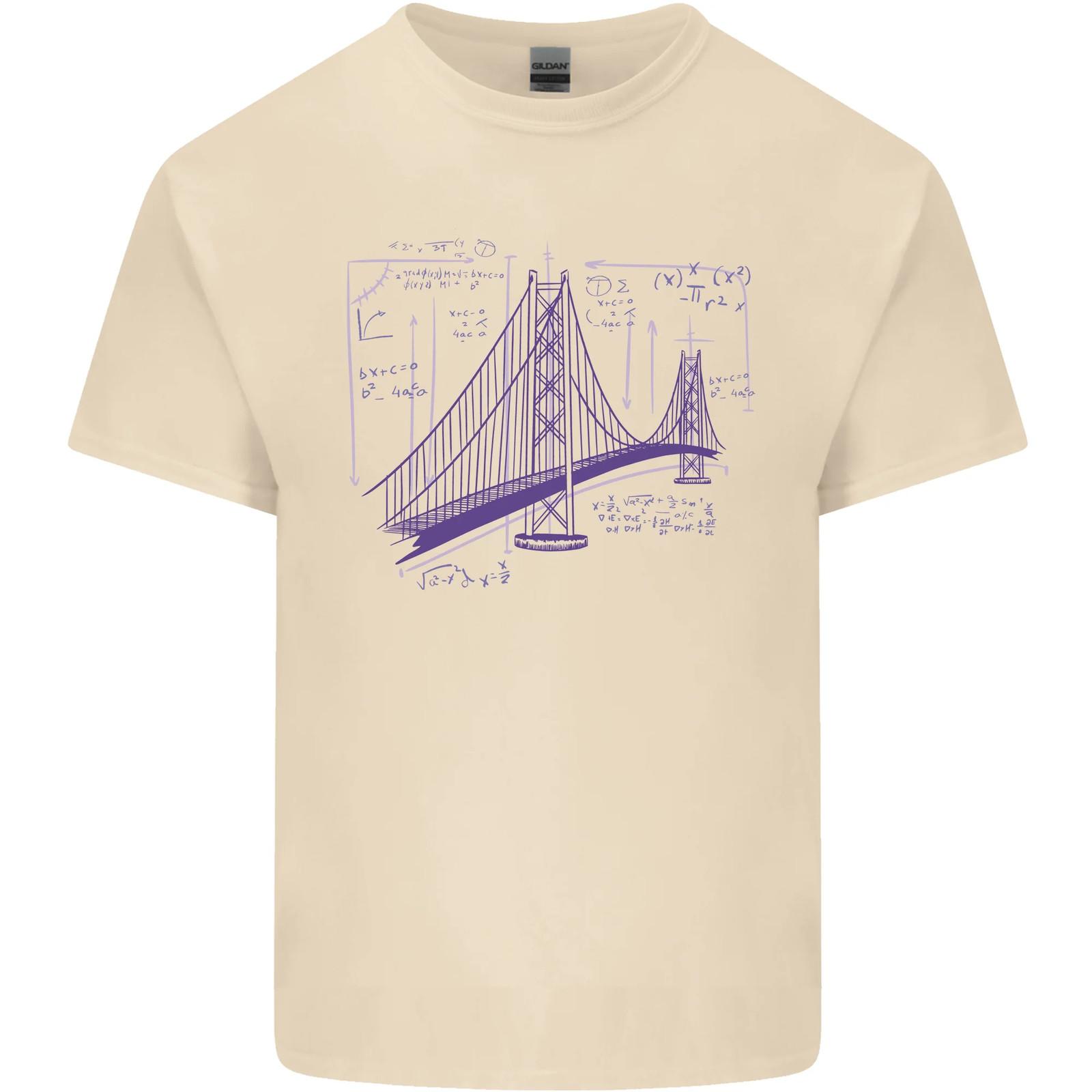 Bridge Equation Physics Maths Geek Mens Cotton T-Shirt Tee Top 3XL
