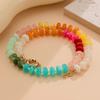 Colorful Acrylic Bead Necklace Trendy Accessory for Casual Party Stylish Outfits