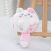 Cute Plush Keychain Kawaii Stuffed Cat Key Chain Small Bag Ornaments  for Girl's Bag