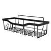 Shower Shelves Metal Space Saving Anti Deformation Wall Mounted Adhesive Shower Caddy for Bathroom Toilet