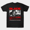 Herren Schwarzes T-Shirt mit Aufdruck Klinge No-Cut Transferpapier Druck Baumwoll-T-Shirt