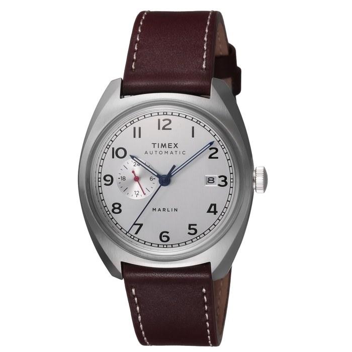 TIMEX Marlin Jet Автоматические Серебристый циферблат TW2V62000 Коричневый