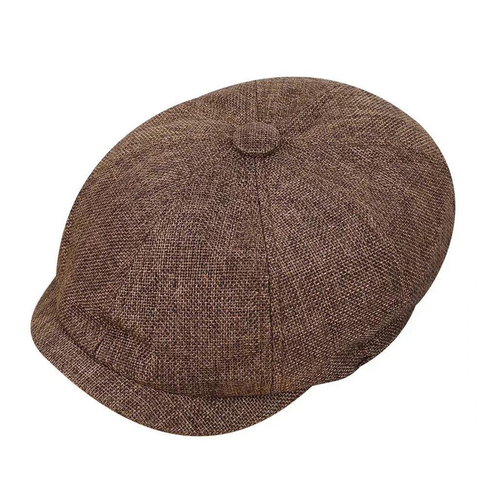 Fashion Berets Men High Quality Autumn Winter Wool Hat Herringbone Flat Cap Classical Artist Painter Hat Male Beret Caps Gorras