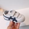 Youth Style Shoes Kids Leather Sneakers Boys Girls Soft Sole Anti-Slip Toddler Shoes With Low Cut Casual Footwear