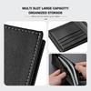 SBHX3 Leather Car Short Men Wallet Purse With Card Holder License Accessories For KIA K5 K2 Optima Soul Spectra Niro Cadenza Sephia