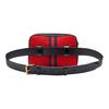 Gucci Ophidia Striped Web Patent Leather Trim Shoulder Crossbody Bag Unisex bags Red Black 517076-0KCDB-8670