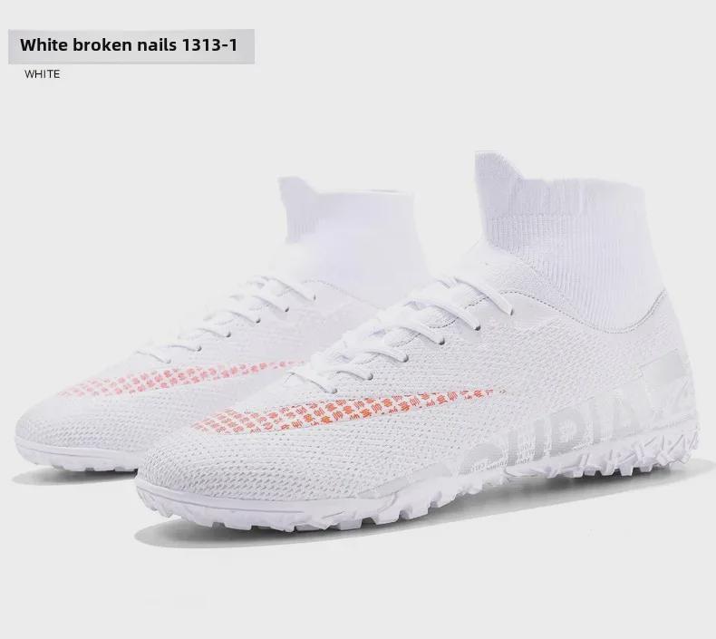 24 New High-Top Football Shoes for Men & Women: Suitable for AG, TF, Students & Adults; Perfect for Sports Training. Hot Sale!