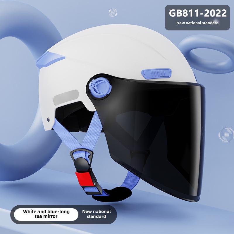 Universal Electric Vehicle Helmets for Men and Women - All-Season Safety for B-Type Battery Vehicles