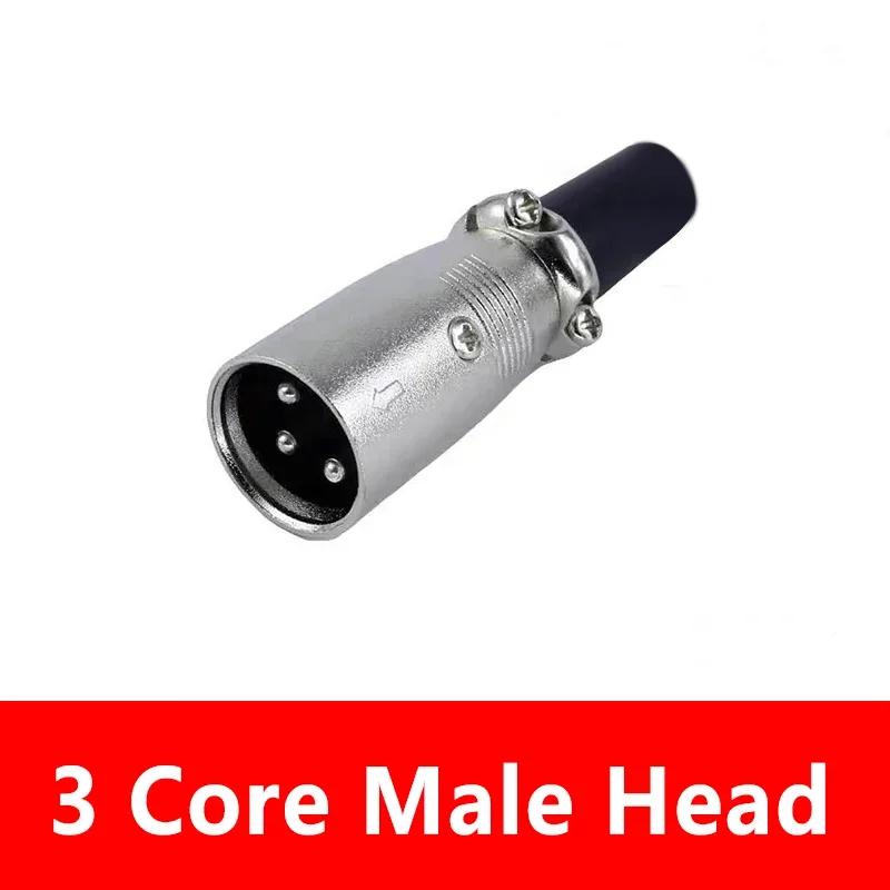 

5Pcs 3/4/5Pin XLR Metal Cannon Plugs Male Female Plug Socket Terminal for Microphone Audio Cable Connector 5PCS