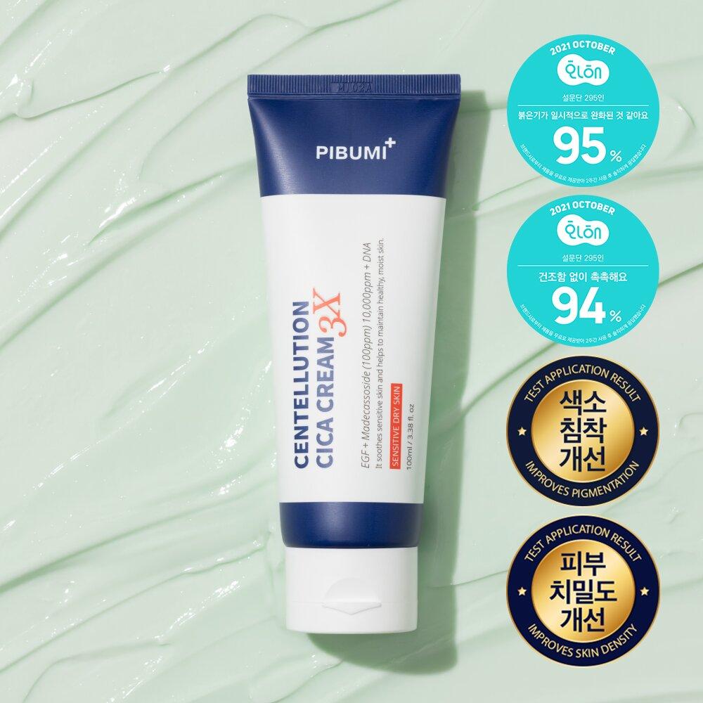 

PIBUMI Centellution Cica Cream 3X 100 мл [Для сухой кожи]