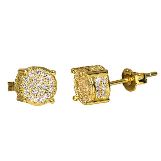 Rhinestone Ear Studs Lightweight Sparkling Stud Earrings Elegant Daily Wear Earrings Jewelry for Women Men Party Accessories