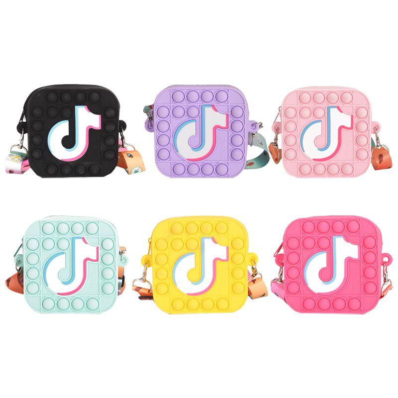 Pop Bubble Push Coin Bag Sensory Toy It Stress Relief  Autism