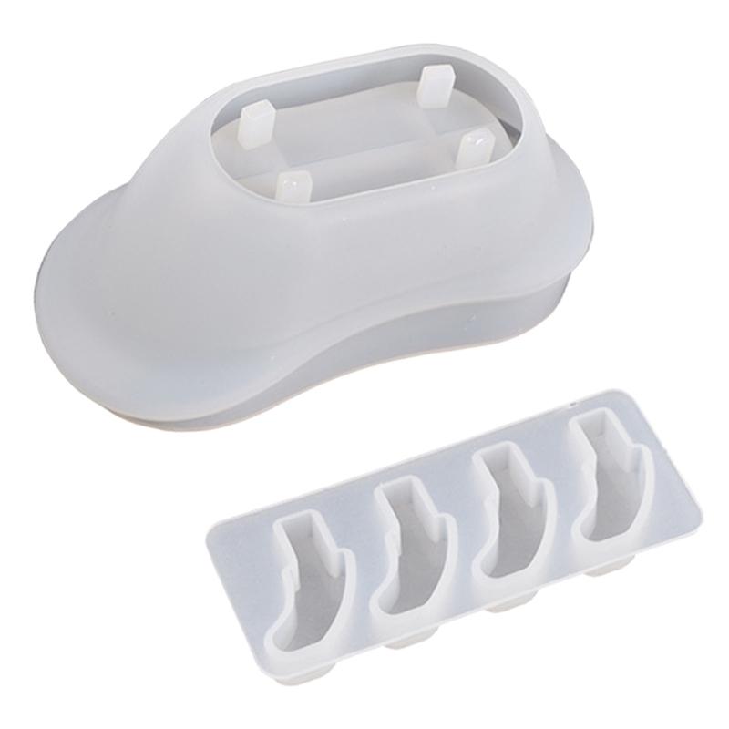 Soap Dish Resin Silicone Mold Jewelry Tray Resin Casting Mold Suitable for Diy Jewelry Dish Holder Soap Dish Storage Box
