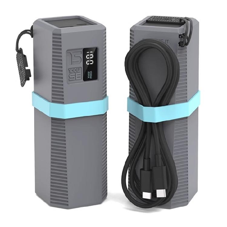 Silicone Case Cover for 15SE Power Supply Adapter Battery Pack Housing Skin Lightweight Shockproof Case