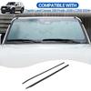 Car Front Windshield Trim Seal Strip Compatible with Toyota Land Cruiser 250 Prado LC250/Lex@us GX 2024 2025, A Pillar Soundproofing Rubber Seal