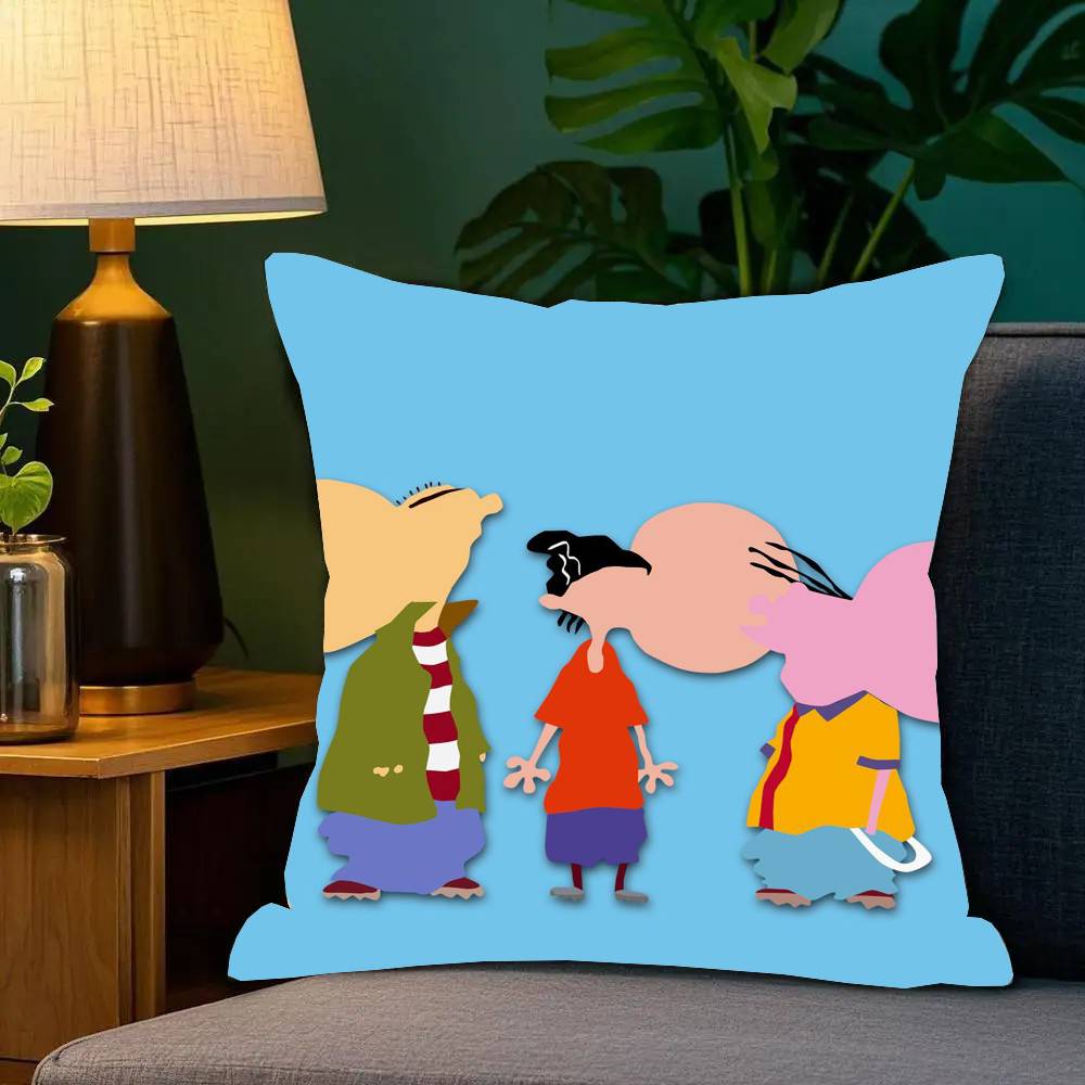Ed EEdd N Eddy Pillow Case Fashion Square Pillowcase Bedroom Sofa Room Ins Decoration Leisure