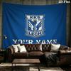 Custom Name Lech Poznan Printed Tapestry – Wall Hanging for Bedrooms, Dorms, and Home Decor