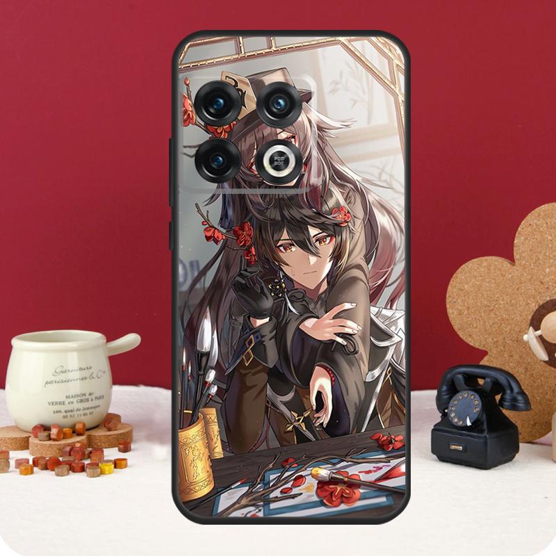 Hu Tao Genshin Impact Cover For OnePlus Nord 4 CE 3 2 Lite N30 N20 N10 OnePlus 10T 8T 13R 12R 13 12 11 10 Pro Case